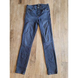 PAIGE Hoxton Women's Size 28 Dark Blue Denim Midrise Ankle Skinny Jeans